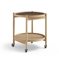 Bølling bakkebord Ø50 - Eg olie/Beige/Brun
