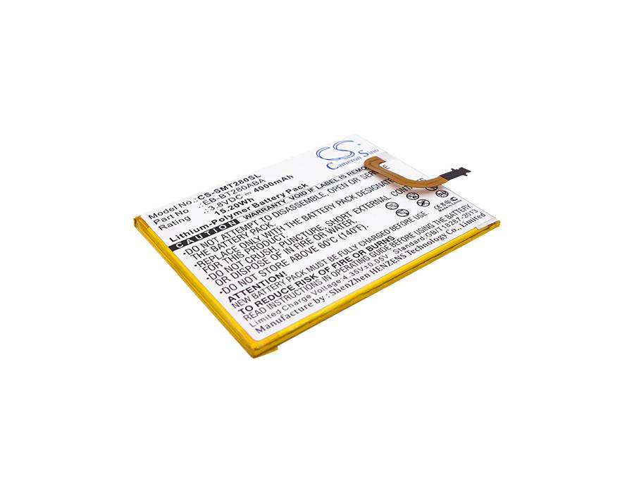 Batteri till Samsung Galaxy Tab E 7.0 2016 4G LTE mfl - 4.000 mAh