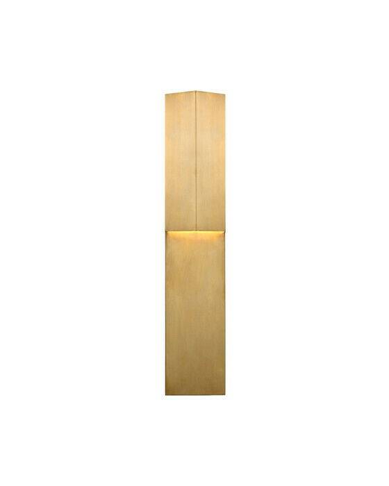 Rega 24" Folded Sconce Antique Brass