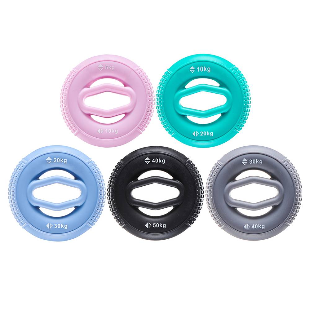 Athletes Workout 40-50 Kgs Silicone Rings Fingers Forearms Exercises Grip Trainer Hand Grip Strengthener