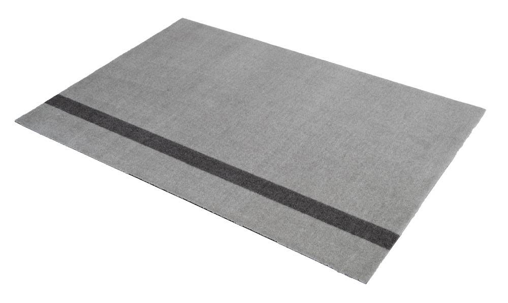 Stripes Vertical Gulvmåtte/Løber - Grey - Tica Copenhagen - 40x60 cm.