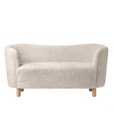 Audo mingelsoffa Natural Oak Sheepskin Moonlight