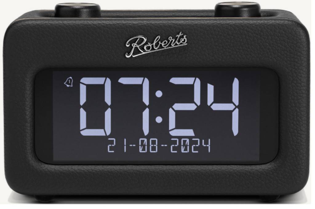 Roberts Radio Revival Rest Svart - Läder