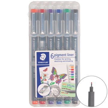 Penna Pigment Liner 0,5 6-Pack