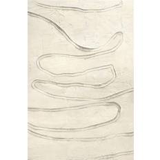 Malerifabrikken - Design Maleri / Track The Line / 90x120 Cm - Hvid - 90X120