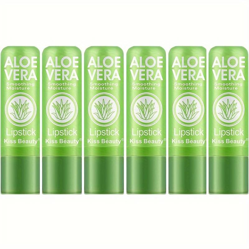 6pcs Set Aloe Vera Transforming Lipstick - Gloss, Long Lasting, Hydrating Tint - Perfect For Her, Romantic Valentines Day Gift