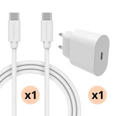 Komplett laddare Samsung Galaxy S21 - 2 meter sladd & väggladdare USB-C - Smartline