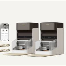 Petlibro - 2 x ONE RFID Pet Feeder - Foder automater der kan læse RFID chip - Skræddersyet automatisk fodring - Fri fragt og klar til levering - Prismatch