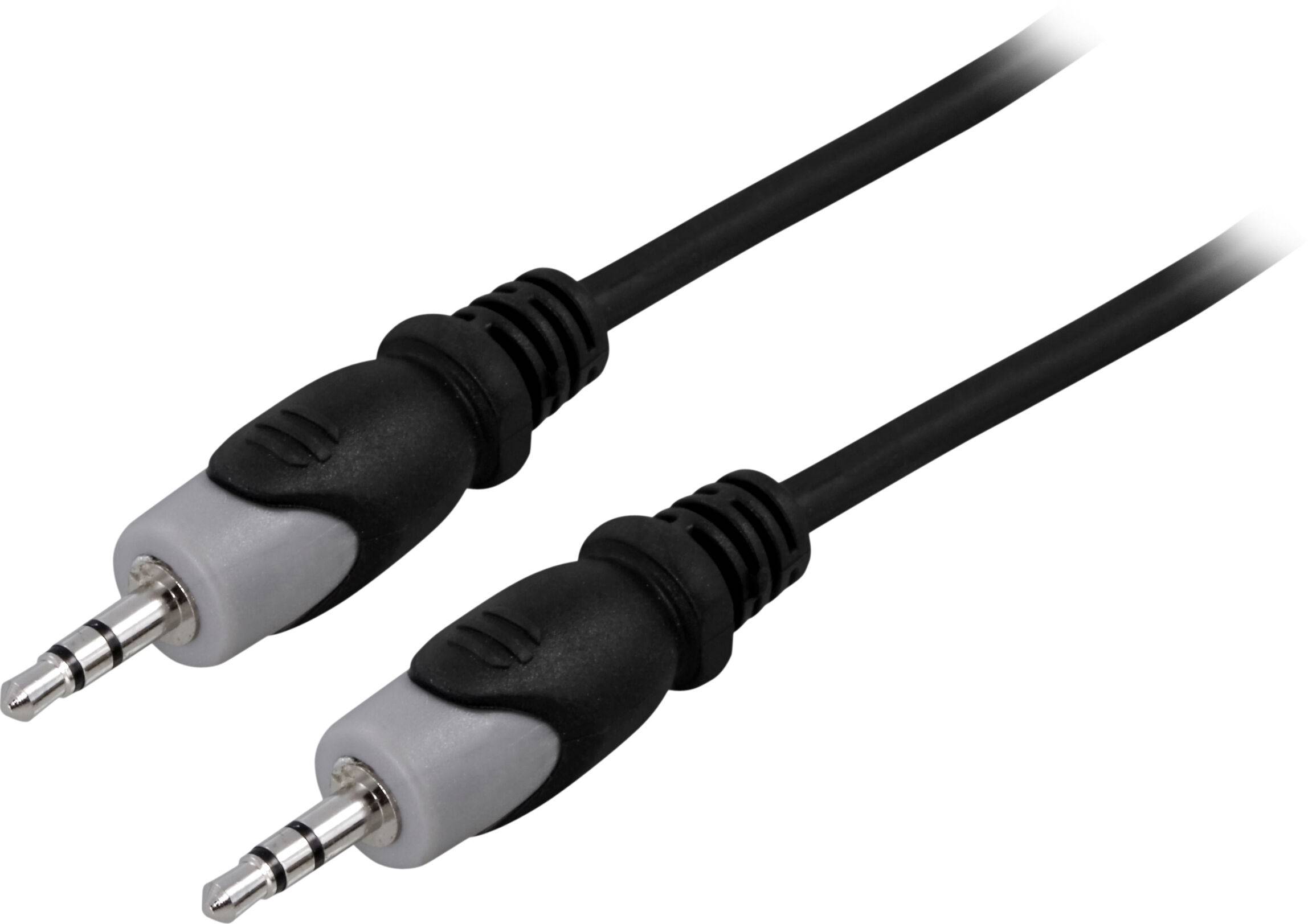 Ljudkabel Deltaco Audio 3,5mm ha-ha, stereo, 5m (5m)