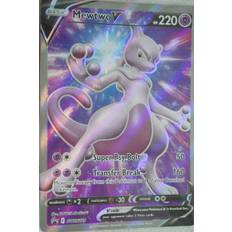 Pokémon Mewtwo V SWSH229 Full Art Forseglet - Pokemon kort - V kort - Pocket Monster