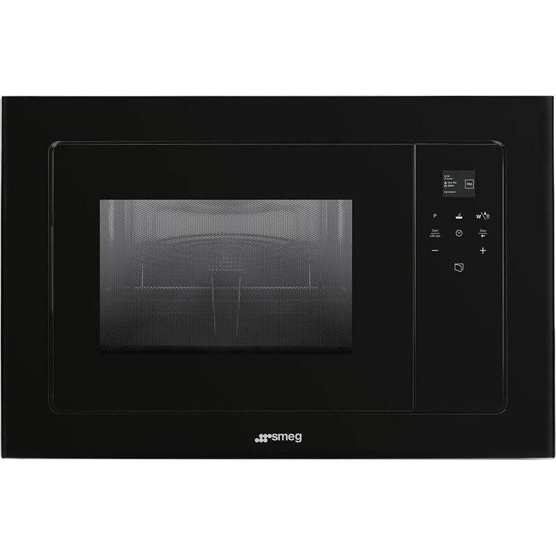 Mikrovågsugn Smeg FMI120B3 595 mm med Grill Svart