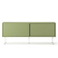 Decotique Vogue Mediebænk Med Ben 136 Cm / Hvid - TV-bænke og mediebænke Mdf Lint - 16003208+308811+308812