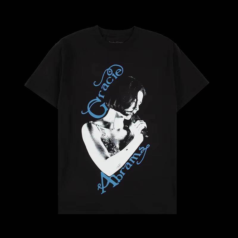 Gracie Abrams T Shirt Unisex Loose Fit Cotton Tee Retro Graphic Short Sleeve Oversized Vintage Style Casual Streetwear Summer Fashion Top cm