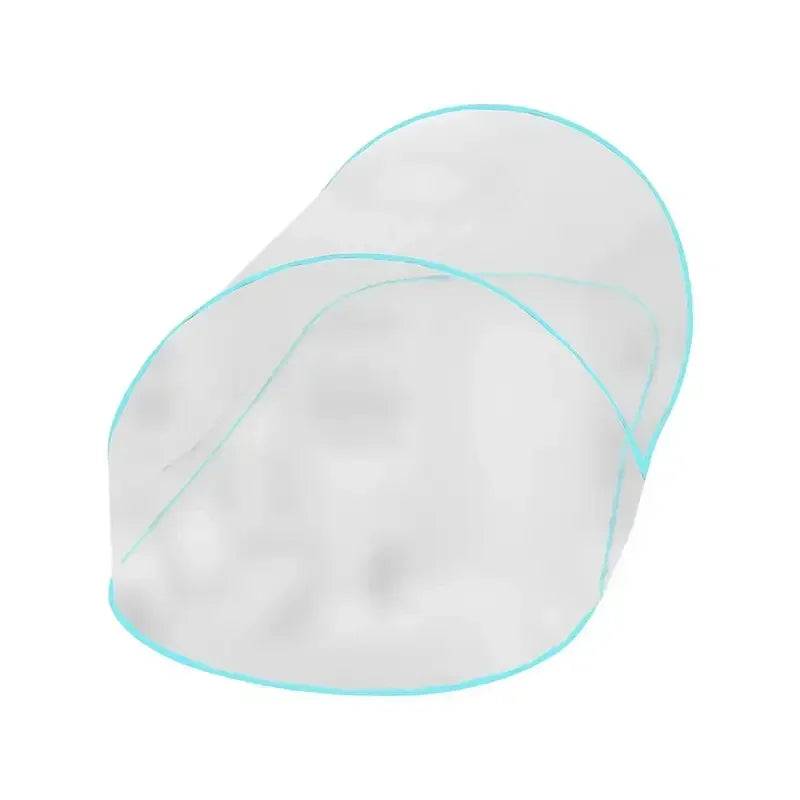 Mosquito Net Camping Tent Vans Camper Outdoor Folding Portable Student Dormitories Children Insect Net for Single Bed Full Cover - Lake Blue / CHINA