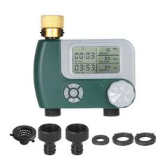 Programmerbar digital slangkran Timer Utomhus Batteridrivet automatiskt bevattningssprinklersystem EU Faucet Connection