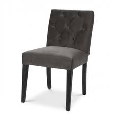 Dining Chair Atena savona grey velvet