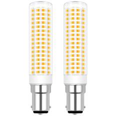 XIMNCHNI B15D LED Lampe 10W Ersetzt für Osram Halolux Ceram 100W,Warmweiß 3000K B15D LED Glühbirnen 1200LM für Schlafzimmer Wohnzimmer, AC 100-265V, Nicht Dimmbar,2 Stück