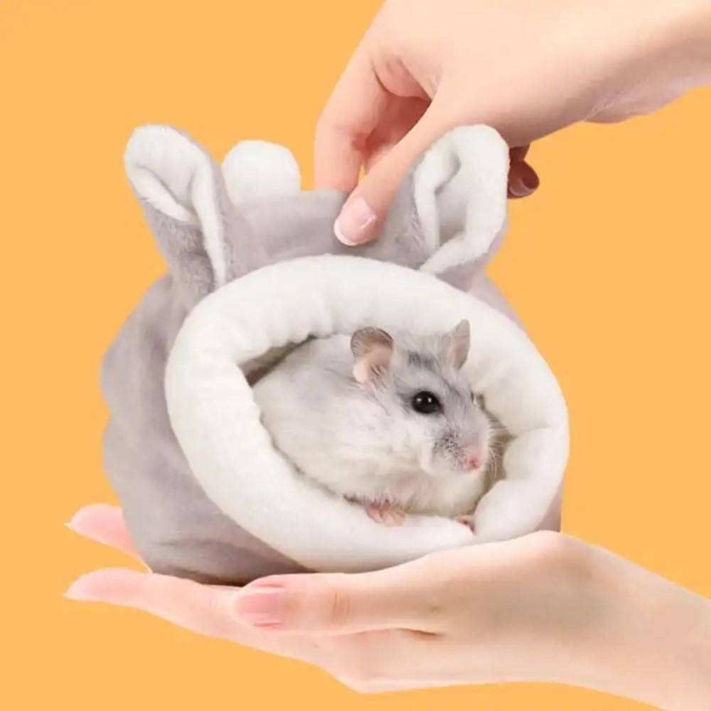 Förtjockat Hamster Bomullshus Sött Rått Sovbädd Hamsterhus Grotta Guldhamster
