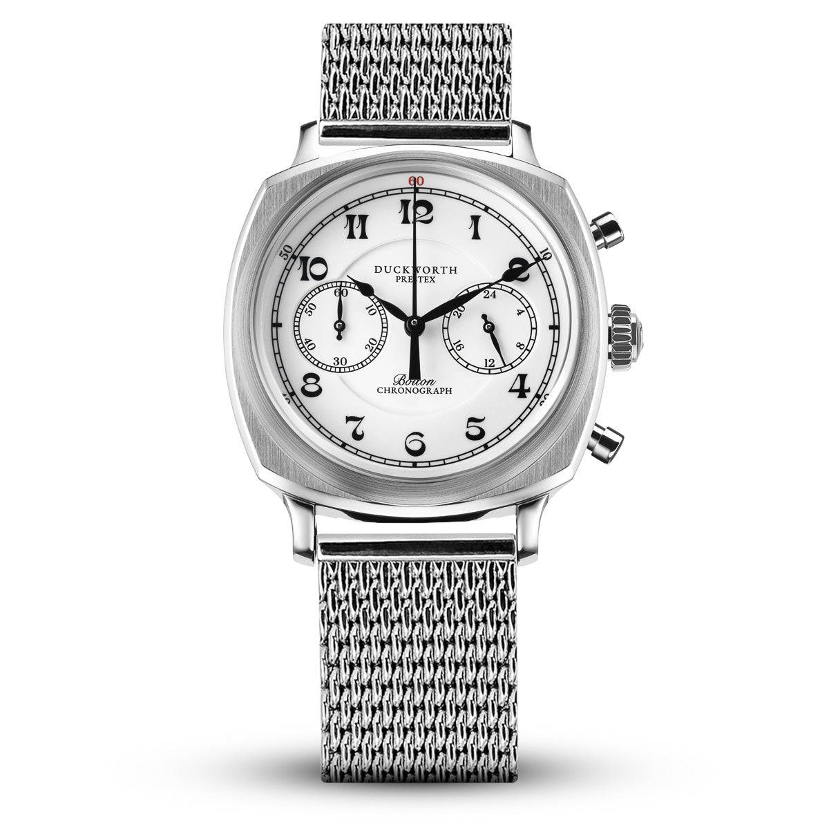 Bolton Classic Quartz Chrono - Chronograph / Steel Mesh