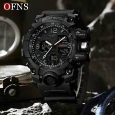 SANDA Top Brand Sports Men's Watches Digital Outdoor Camping Fishing Running   Dual Display Quartz Watch Man Fashion Casual Classical G Style Street Wear 50M Waterproof Stopwatch LED Back Light Luminous Alarm Clock 12/24 Hour Date Week Calendar Wristwatch For Men Shock Resistant Electronic Wrist Watch For Christmas Halloween Birthday Gifts