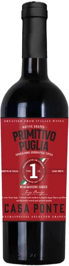 Vino Pellegrino - Casa Ponte Primitivo IGT 2023.