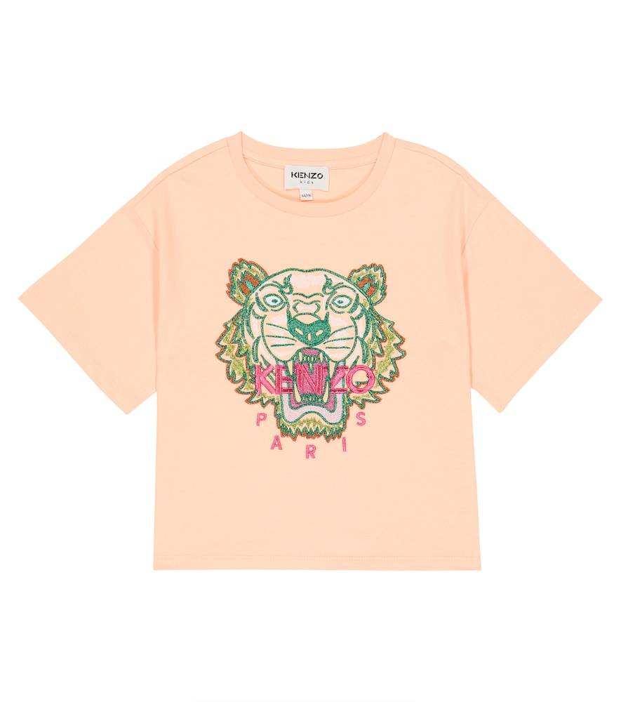 Kenzo Kids Logo cotton jersey T-shirt