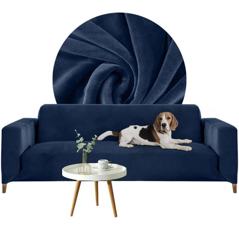 Couch Cover 4-Seater Sofa, Sofa Bed, Navy Blue
