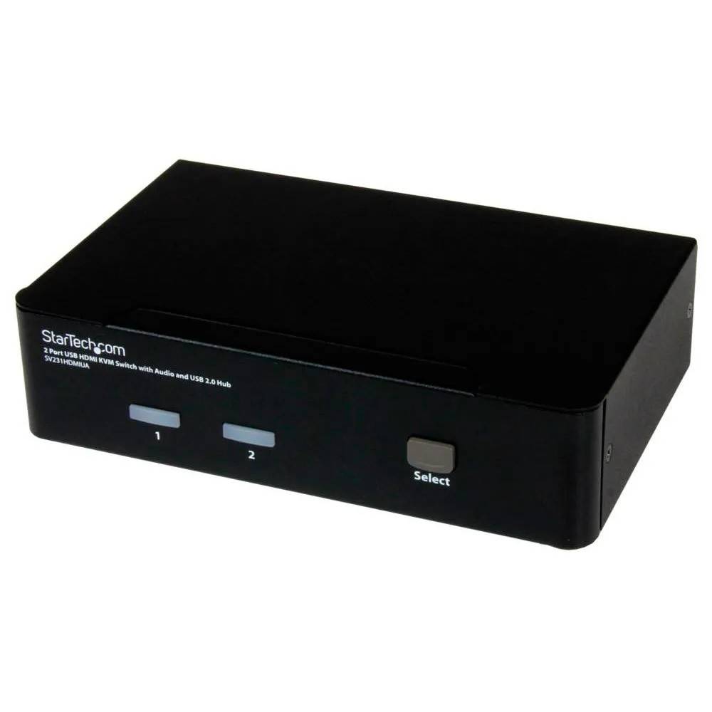 Startech 2-ports Usb Hdmi Kvm-switch Med Lyd Refurbished