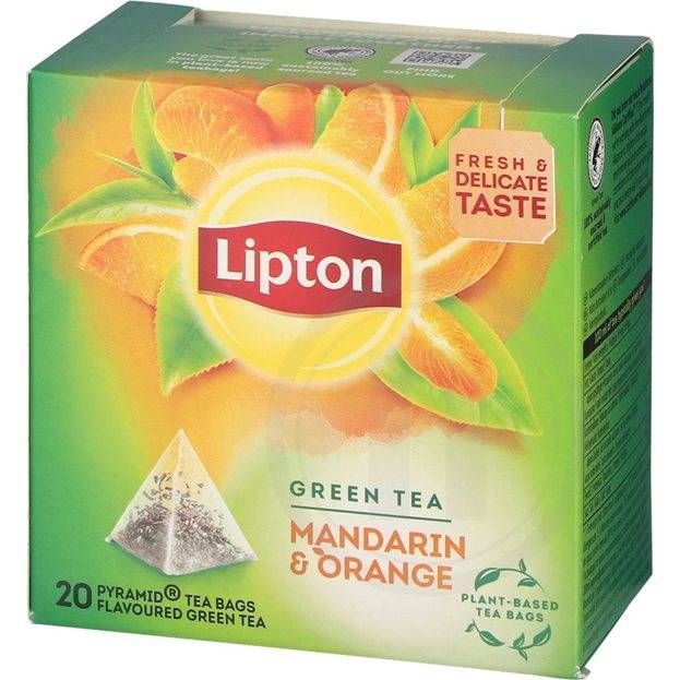 Grøn te m. mandarin & appelsin