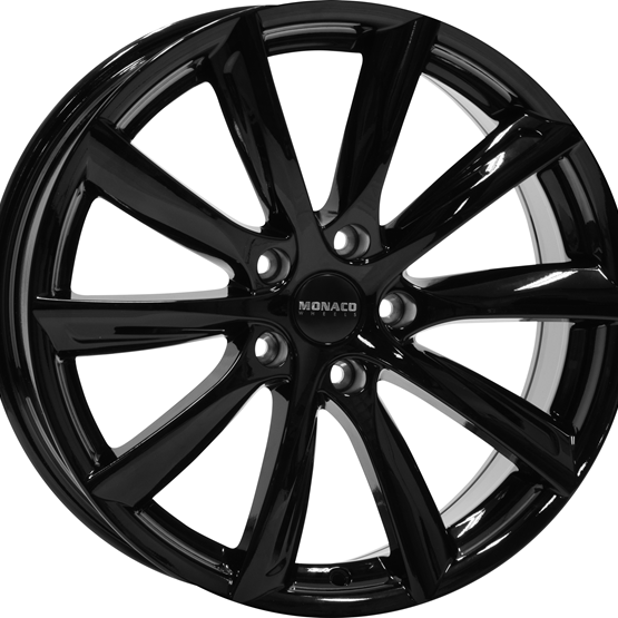 Monaco GP6 Gloss Black 9X20 5/112 ET30 CB66,5