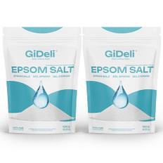 GiDeli Epsom Badsalt Epsom salt Epsomsalt magnesiumsulfat bittert salt magnesiumsulfat ren heptahydrat, farmaceutisk kvalitet. (2kg)