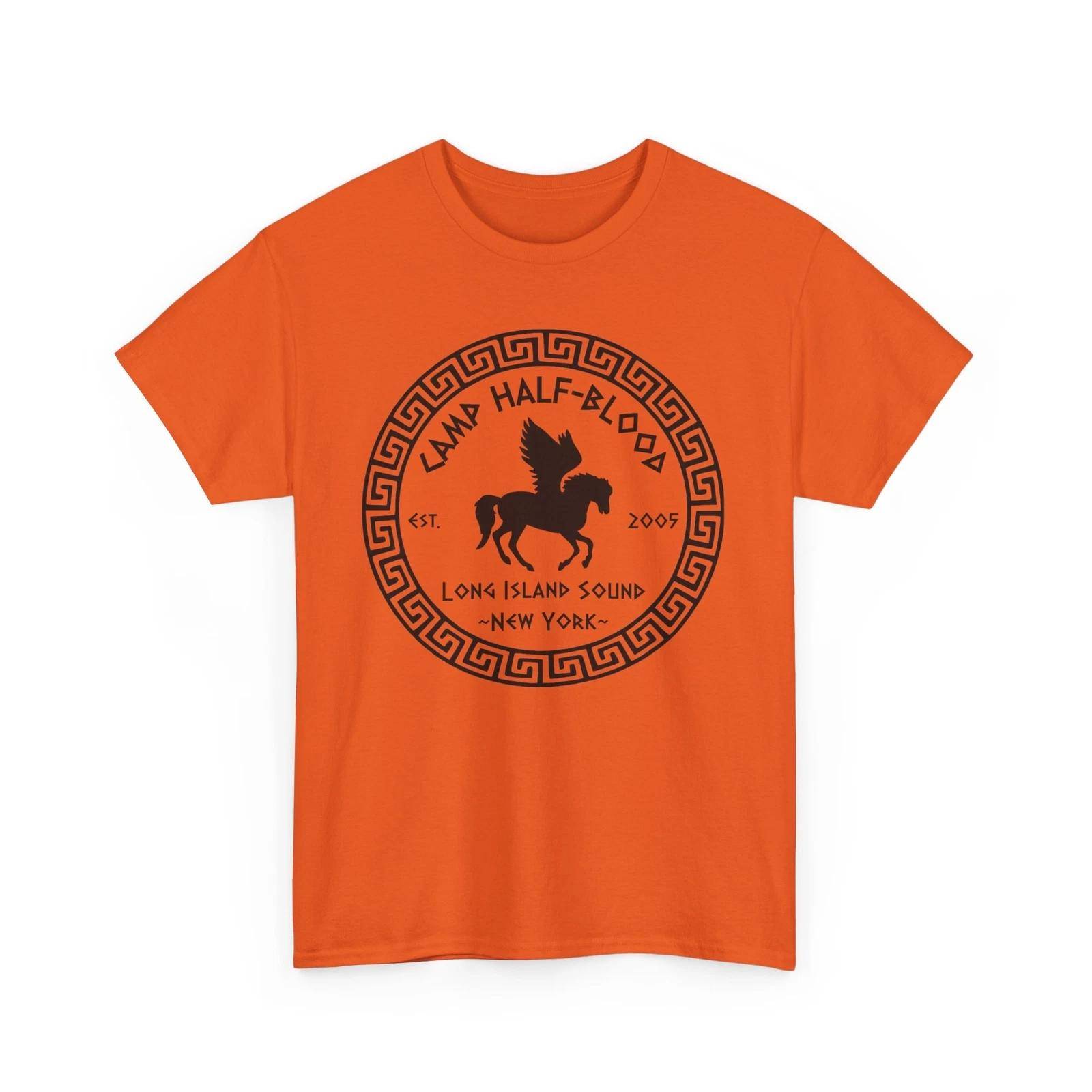 Camp Half-Blood T-shirt Halloweenkostym Percy Jackson T-shirt Unisex T-shirt Halvgud cm brown