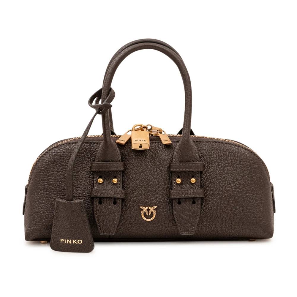 PINKO Bowling Bag Horizon - Tasker - Dame - Brun - ONE SIZE -