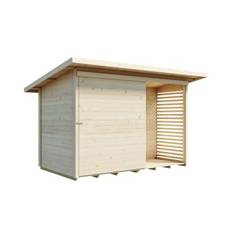 Luoman Lillevilla 660 Ookila redskabsskur/affaldsskjul med skydedør - 5,1 m²