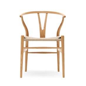 Carl Hansen & Søn Y-stolen CH24 af Hans J. Wegner, olieret eg og naturflet