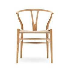 Carl Hansen & Søn Y-stolen CH24 af Hans J. Wegner, olieret eg og naturflet