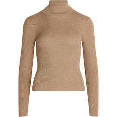BRUUNS BAZAAR BLUSE, CALLA BATILDA ROLL NECK, CAMEL