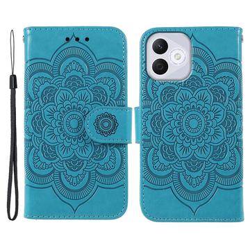 Honor 400 Lite Mandala Series Plånboksfodral - Blå