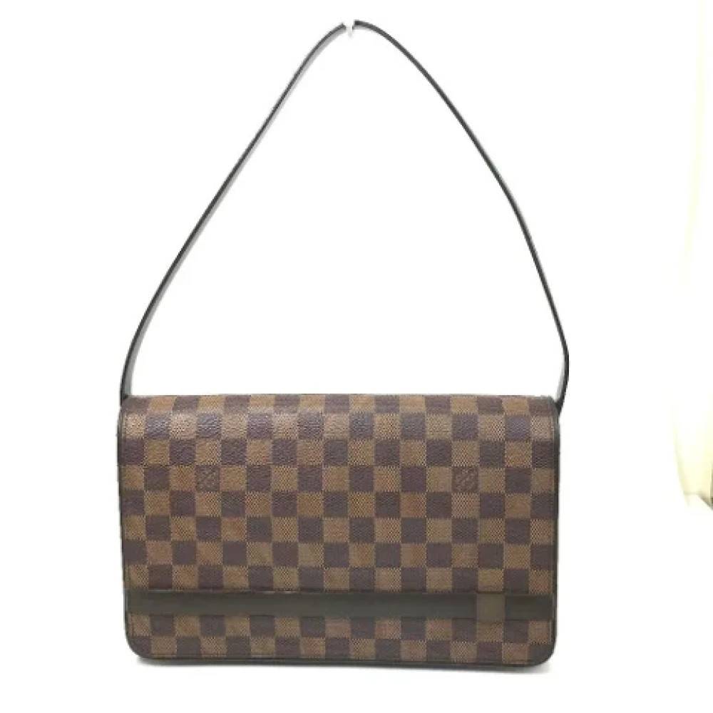 Louis Vuitton Vintage Pre-owned canvas tasker - Vintage - Dame - Brun - ONE SIZE - Uld