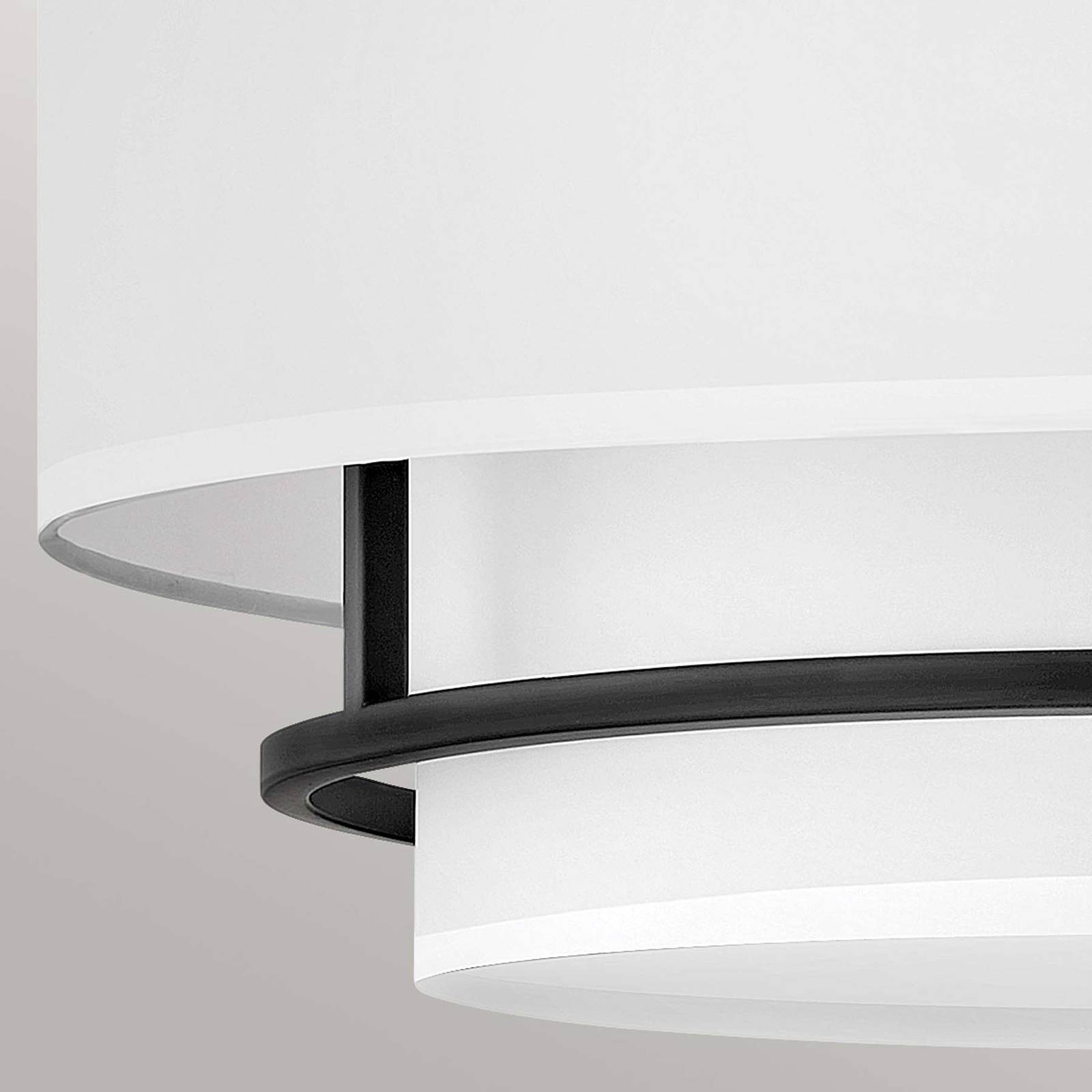 HINKLEY Graham Duo Mount pendellampa 4-ljus Ø 58,4 cm, svart Mount, dimbar, Svart, Vardagsrum / matsal, Metall