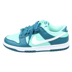 Nike, Skor, Herr, Blå, 38 EU, Läder, Geode Teal Dunk Low Women's Sneakers