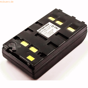 k.A. Akku für Fuji NP-55 NiMH 6 Volt 2100 mAh schwarz