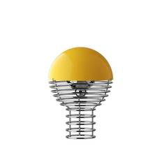 Verner Panton Wire Transportabel Lampe Gul