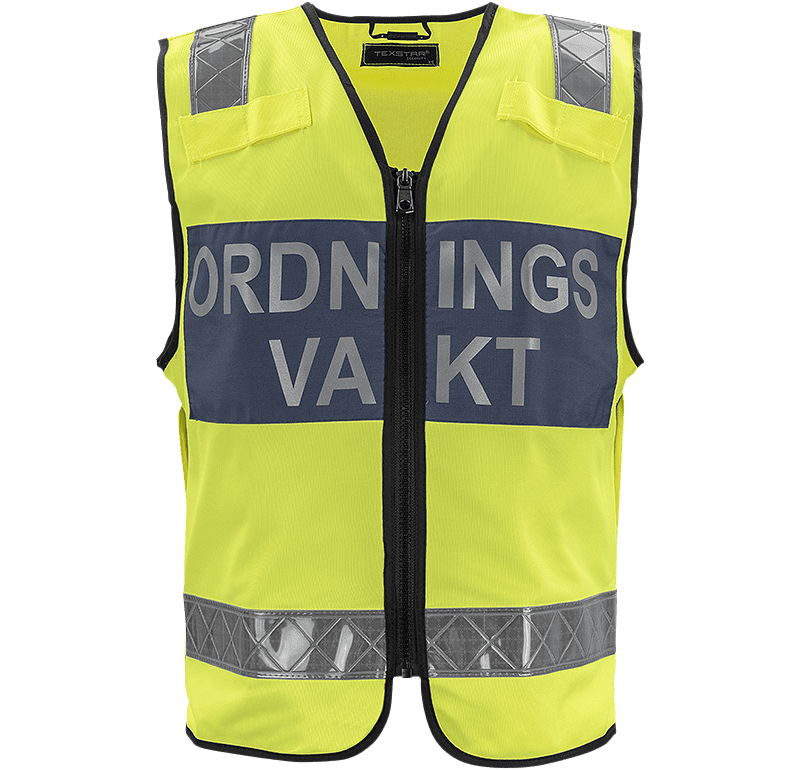 Texstar OV05 Ordningsvakt Reflexväst (Storlek: XL) (XL)