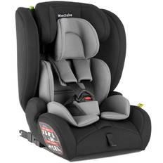 Autostol Emely, 5-punktssele, i-Size godkendelse, med ISOFIX - mørkegrå/sort