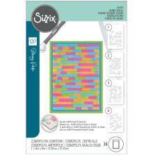 Sizzix Layered Stencil A6 - Downtown 666587