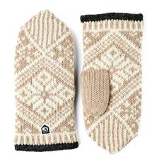 Hestra Nordic Wool Mitt Handsker størrelse 7 farve beige