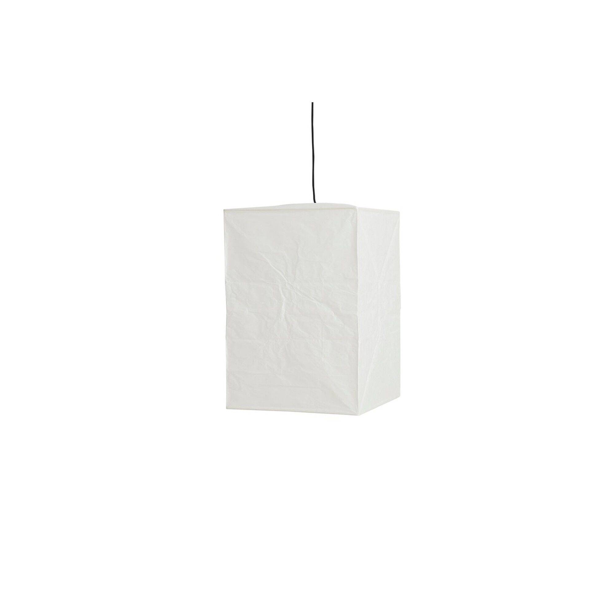 Paper Shade Cube Lampskärm Utan Sladd Hög Classic White - Klassisk vit