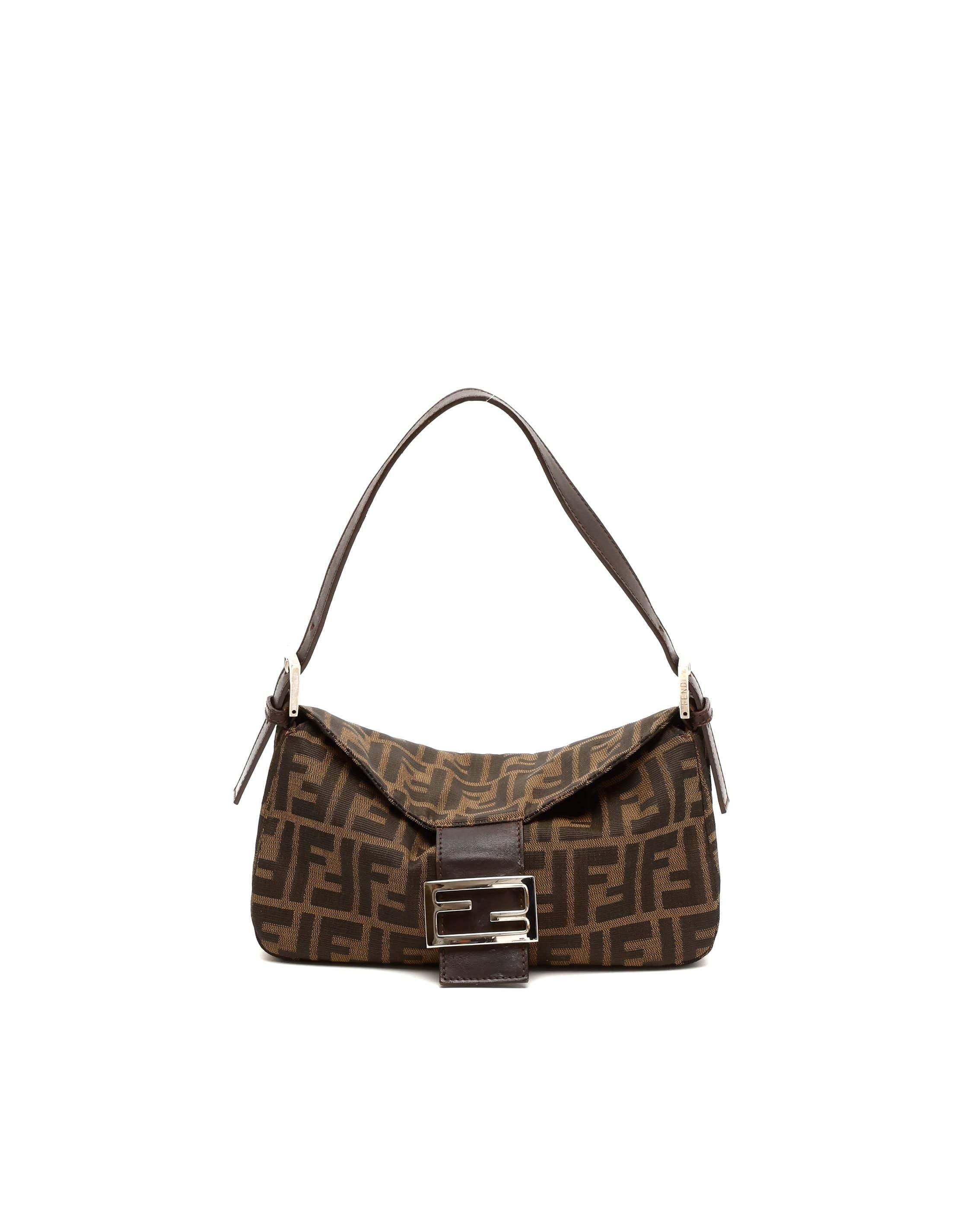 Fendi Zucca Baguette Bag - Brown - One Size