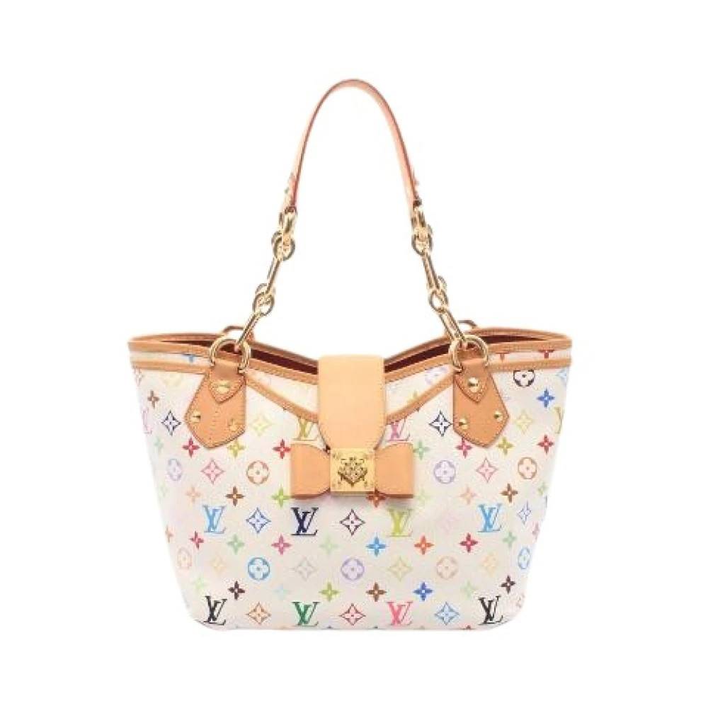 Louis Vuitton Vintage Pre-owned Annie MM Monogram Multicolore Coated Canvas Tote Bag - Vintage - Dame - Flerfarvet - ONE SIZE - Uld